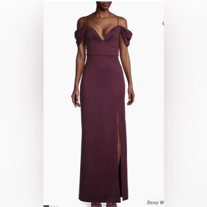 Sachin & Babi Brittany Maxi Sz 4 deep wine